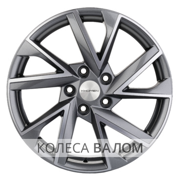 Khomen Wheels KHW1714 (ZV17_CX-5/Seltos) 7x17 5x114.3 ET50 67.1 Gray-FP